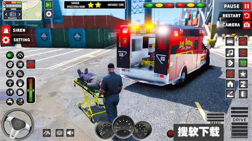 US紧急救护车3D游戏免费下载